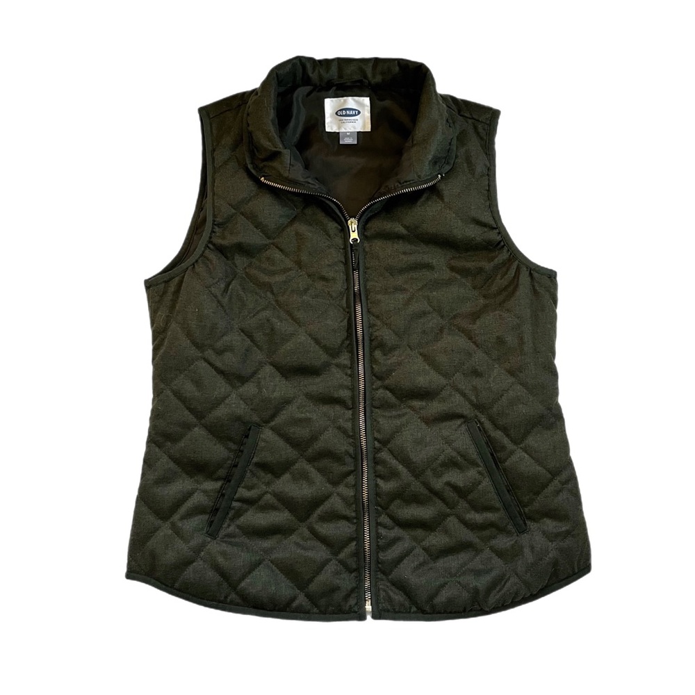 Old Navy Dark Green Lightweight Vest Size Medium